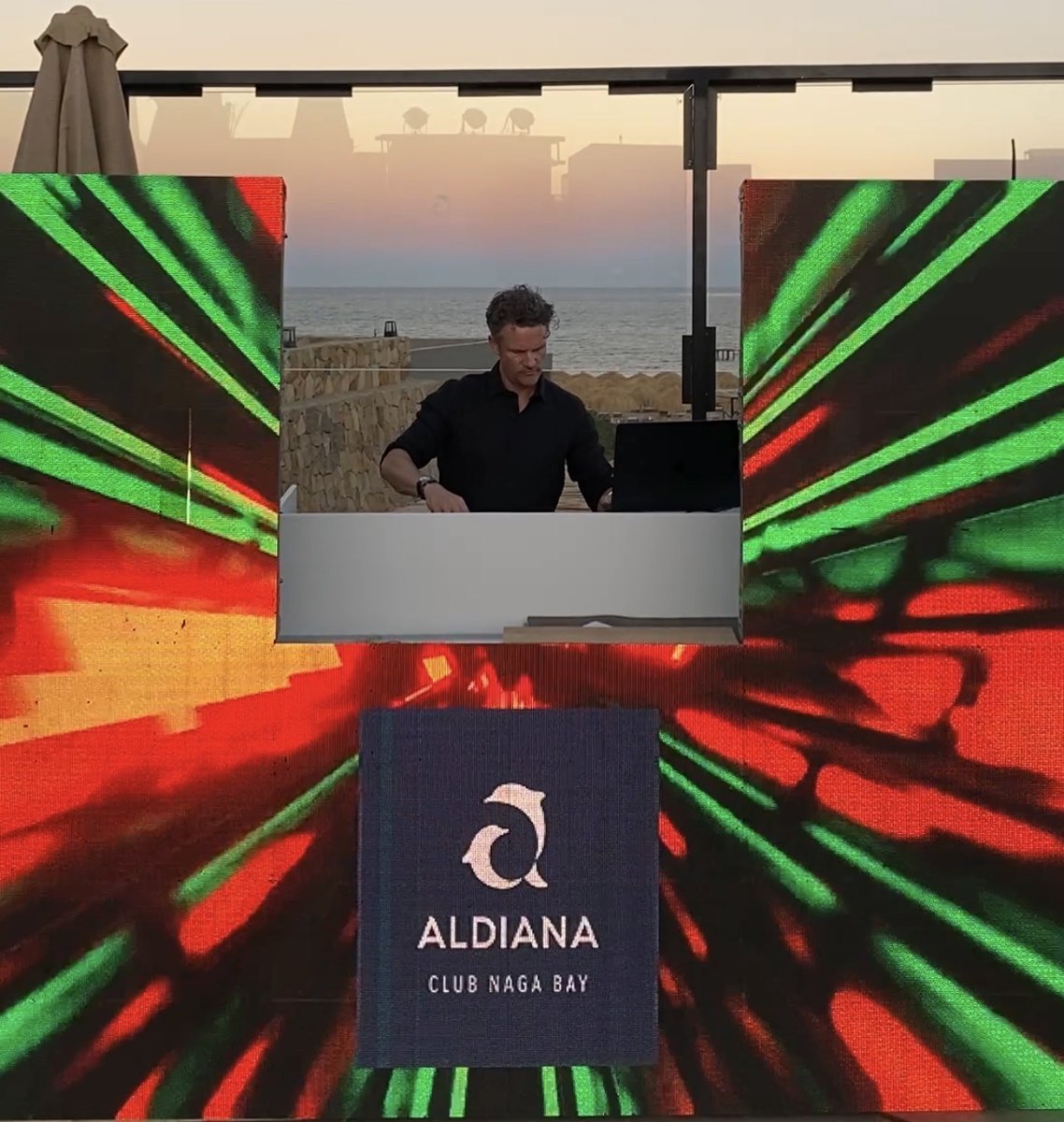 Mario Arend stage at Aldiana